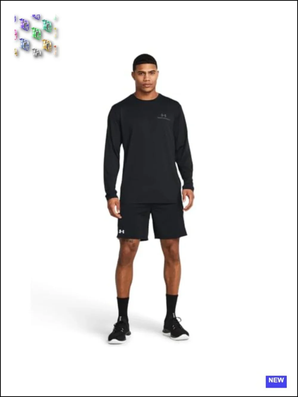 Men's Athletic Running Shorts with Mesh Panels - 7.5